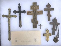 Lot of Early Crucifixes.