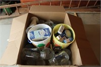 Box of Canning Jars & Lead Lids