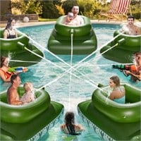 WF476  VECUKTY Inflatable Tank Pool Float, 5+ Ages