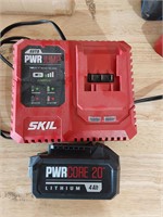 Skil 20v 4AH Battery and Charger