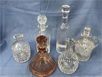 Decanters - 6 pieces * Some chips