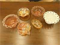 Carnival Glass Bowls / Candy Dishes