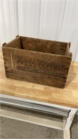 Vintage wood crate Bunte Brothers
