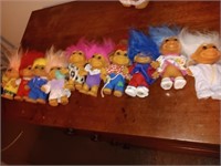 Troll dolls in box