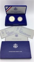 1986 Statue of Liberty 2pc. Proof Silver Set