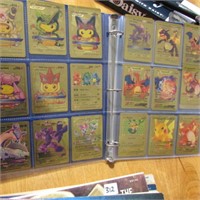 ALBUM OF POKEMON GOLD CARDS