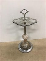 Pedestal ashtray. Missing some parts