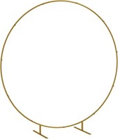 Gold Wedding Arch, Round Backdrop Stand, Circle