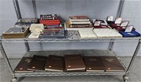 Large Lot Empty Coin Books, Literature And More