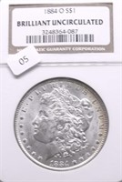 1884 O NGC BU MORGAN DOLLLAR