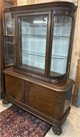 Vintage Display Shelf with 1-Door
