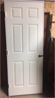 30” INTERIOR DOOR 6 PANEL WHITE