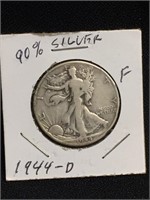 1944D Walking Liberty Half Dollar