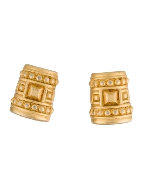 Givenchy Gold-tone Vintage Clip-on Earrings
