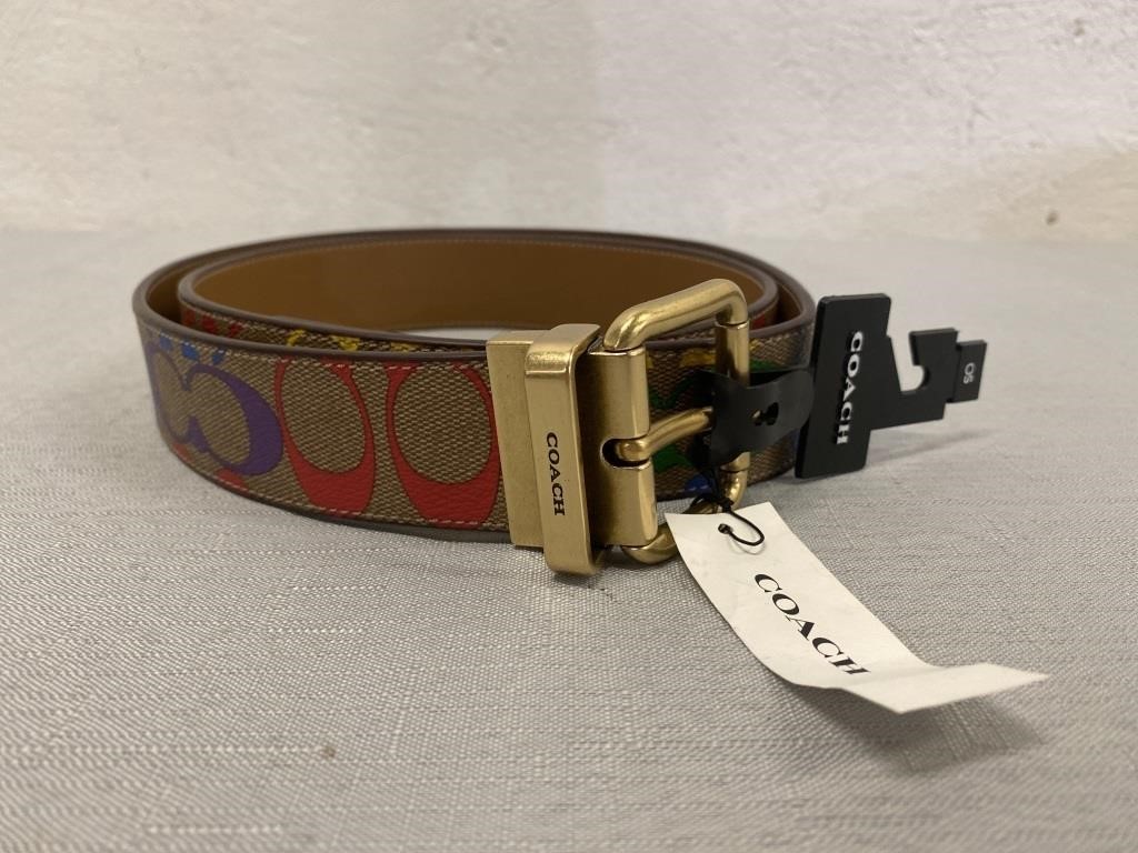 Coach 42" Belt NWT