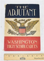 1943 WASHINGTON HIGH SCHOOL " THE ADJUTANT "