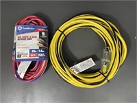 Two Outdoor Extension Cords