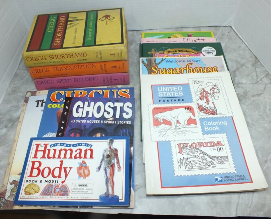 VINTAGE CHILDREN'S AND COLORING BOOKS