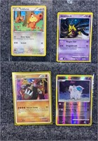 4 Hologram Pokemon Cards