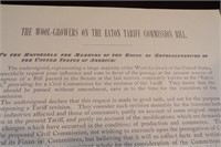 1881 National Wool Growers Association Letter