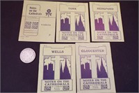 Lot of 5 - Notes on Cathedrals by Fairbairns