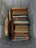 BIN OF BOOKS / VINTAGE YOGA MORE