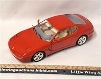 BURAGO RED FERRARI 456GT 1992 Die Cast 1/18-Italy