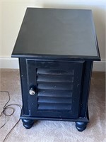 Black side table end table