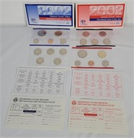 (2) 2002 U S Mint Uncirculated Coin Sets