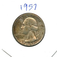 1957 Washington Silver Quarter