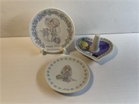 Precious Moments Lot of 3 Small Items