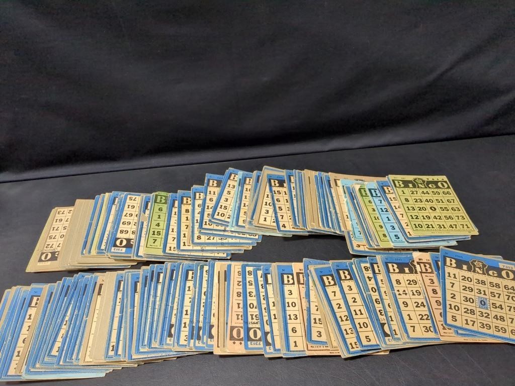 Vintage Bingo cards