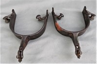 PAIR 10 POINT ROWEL SPURS