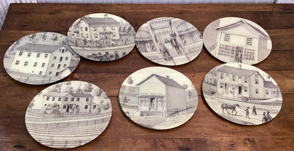 7 John Derian Plates