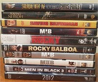 10 Lightly Used DVD's