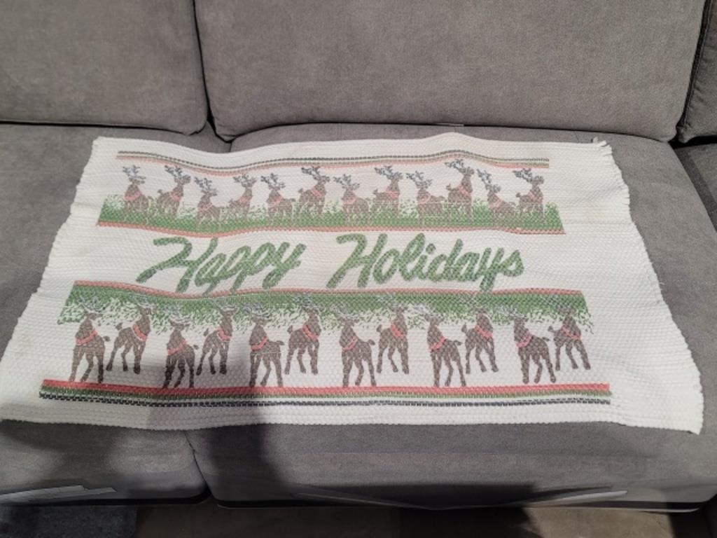 "Happy Holiday's" Area Mat