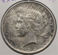 1922 Silver Peace Dollar