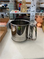 stainless steel new flour sifter