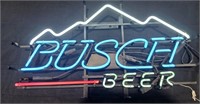 Busch Beer RED/WHITE/BLUE Neon sign.