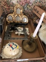 Picture Frames, Candle Holder, Pin Cushion