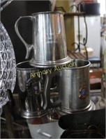 PEWTER MUGS