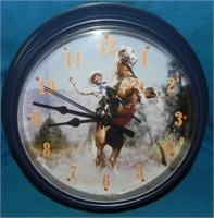 Modern Battery Operated Roy Rogers Wall Clock