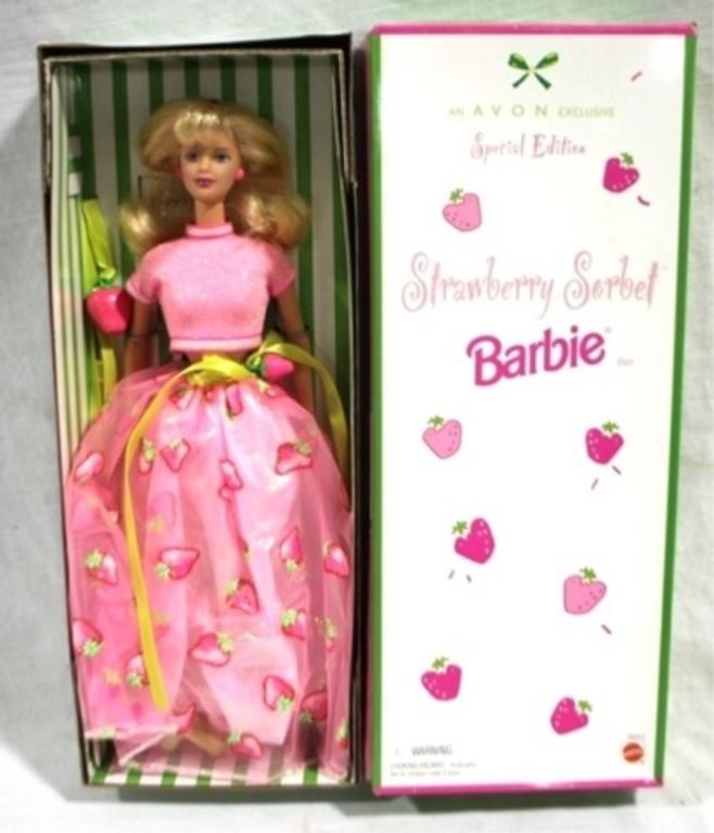 1998 Barbie - Avon Strawberry Sorbet Doll