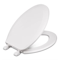 Centoco Elongated Toilet Seat, Closed Front with C