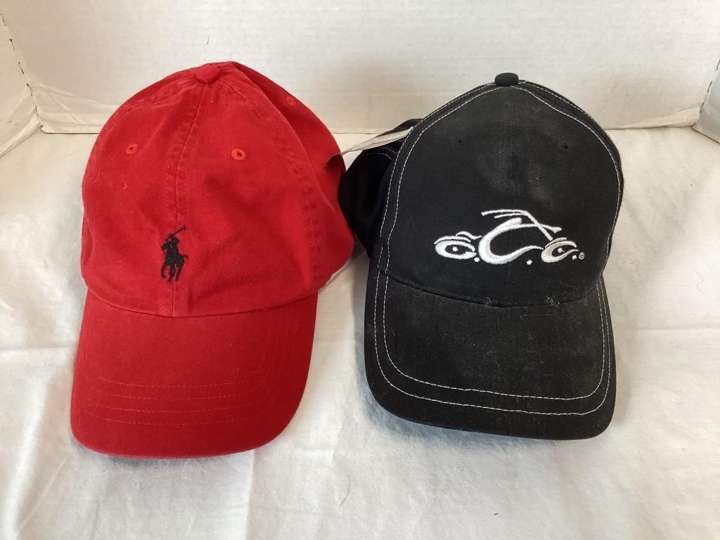 Ralph Lauren Polo and Orange County Choppers Hats