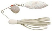H&H 3/8oz White Willow Double Spinnerbait