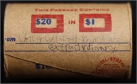 Wow! Covered End Roll! Marked "Unc Morgan Extraord