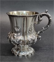 EARLY ENGLISH VICTORIAN STERLING SILVER CUP