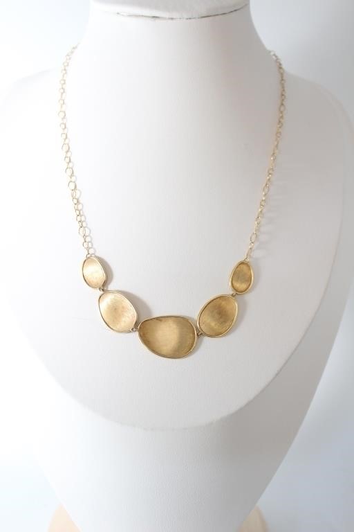 MARCO BICEGO YELLOW GOLD LUNARIA HALFIE PETAL