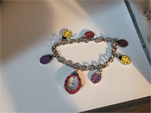 Lady bug bracelet